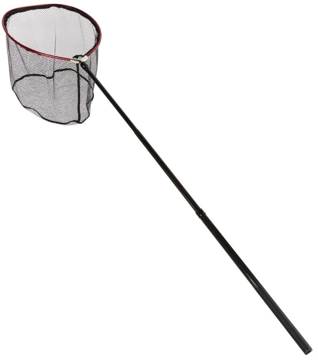 Подсачек Lucky John телескопический 162см - черный