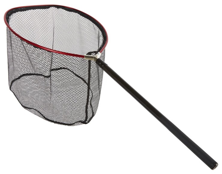 Подсачек Lucky John телескопический 162см - черный