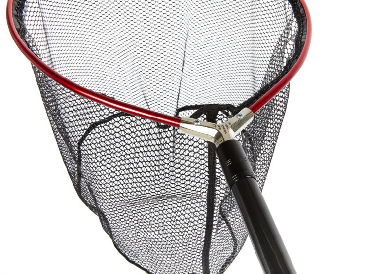 Подсачек Lucky John телескопический 162см - черный