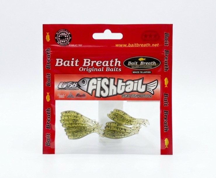 Силиконовая приманка Bait Breath U30  Fish tail 1,5in38мм - Watermelon/Seed