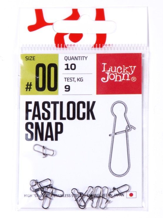 Застежка Lucky John Pro Series FASTLOCK SNAP #00 - 9кг