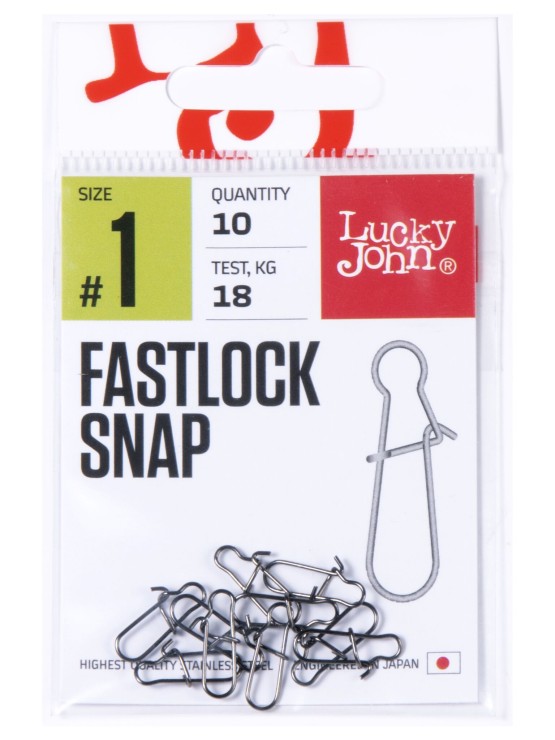 Застежка Lucky John Pro Series FASTLOCK SNAP #1 - 18кг