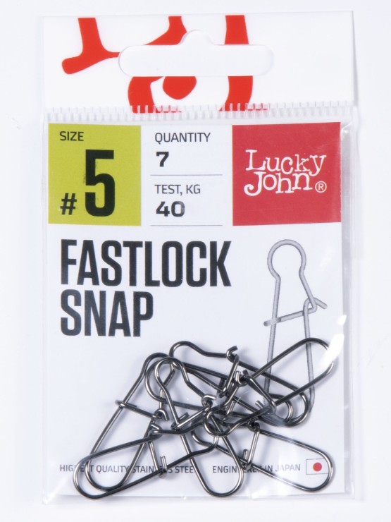 Застежка Lucky John Pro Series FASTLOCK SNAP #5 - 40кг