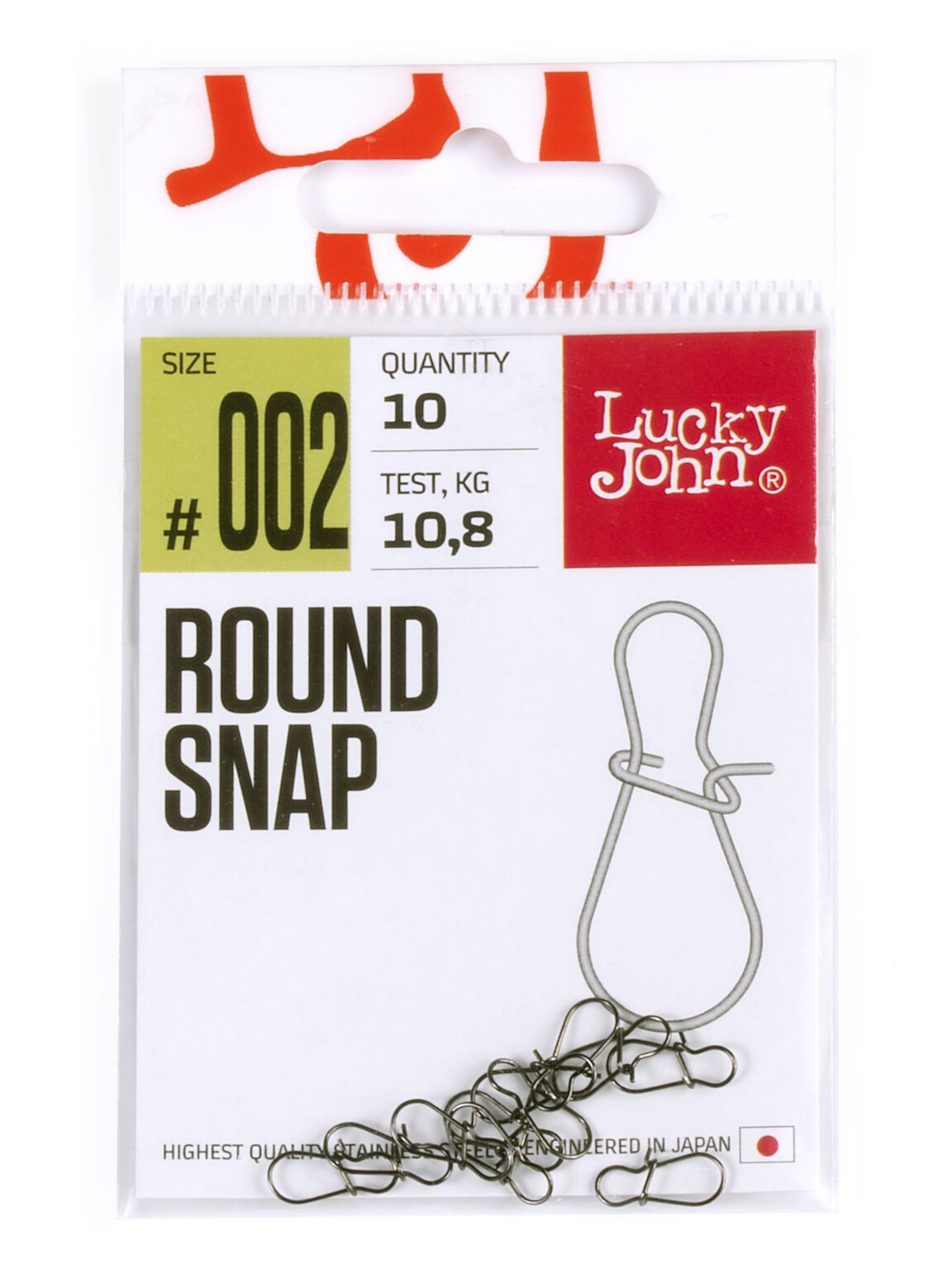 Застежка Lucky John Pro Series ROUND SNAP #002 - 10,8кг