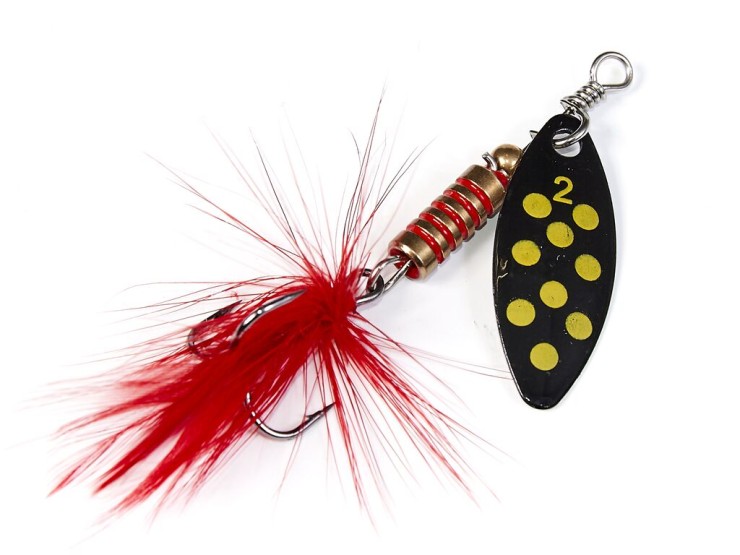 Вращающаяся блесна Lucky John SPIN X LONG 4гр - BF