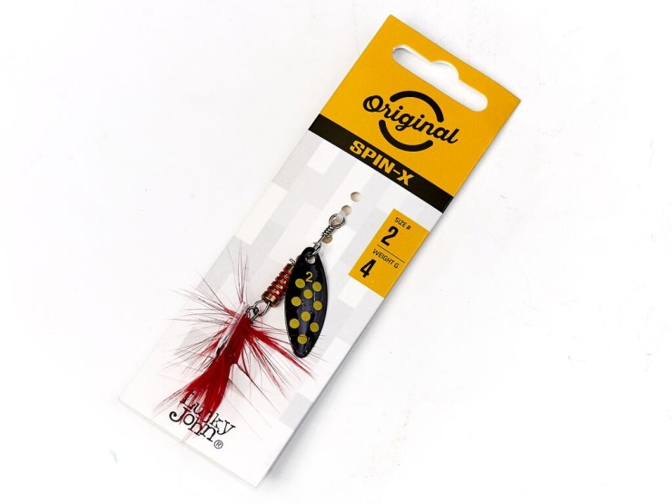 Вращающаяся блесна Lucky John SPIN X LONG 4гр - BF