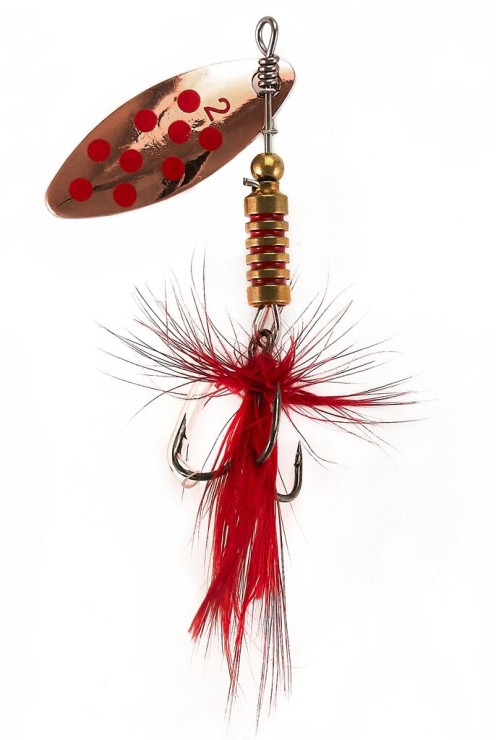 Вращающаяся блесна Lucky John SPIN X LONG 4гр - CR