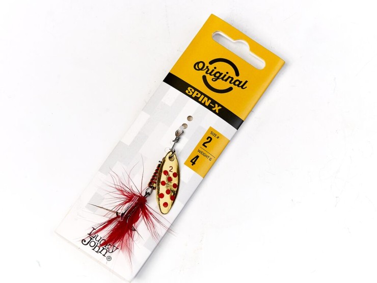 Вращающаяся блесна Lucky John SPIN X LONG 4гр - GR