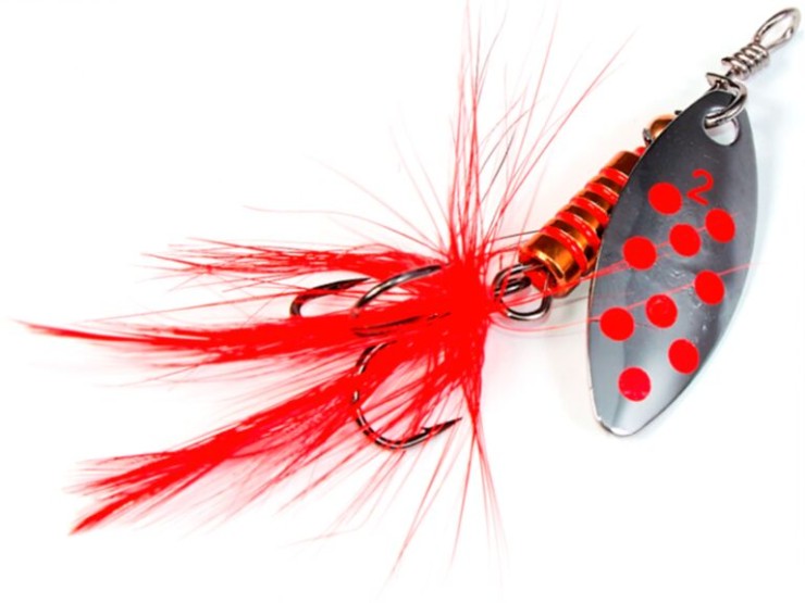 Вращающаяся блесна Lucky John SPIN X LONG 4гр - SR