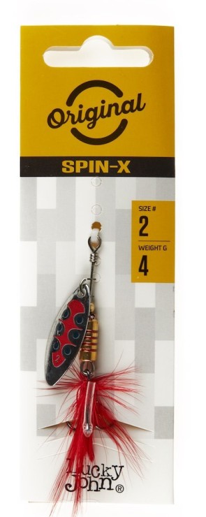 Вращающаяся блесна Lucky John SPIN X LONG 4гр - SX1