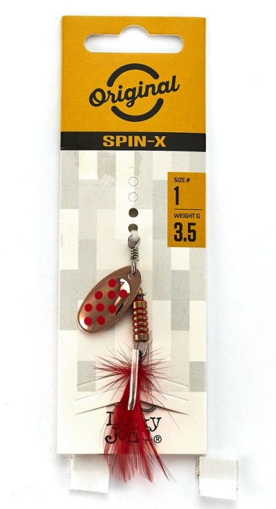 Вращающаяся блесна Lucky John SPIN X ROUND 3,5гр - CR