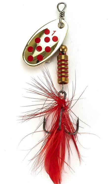 Вращающаяся блесна Lucky John SPIN X ROUND 3,5гр - GR