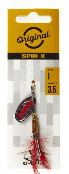 Вращающаяся блесна Lucky John SPIN X ROUND 3,5гр - SX1