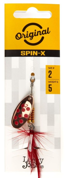 Вращающаяся блесна Lucky John SPIN X ROUND 5гр - CR