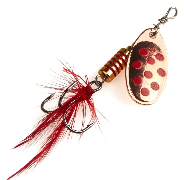 Вращающаяся блесна Lucky John SPIN X ROUND 5гр - CR