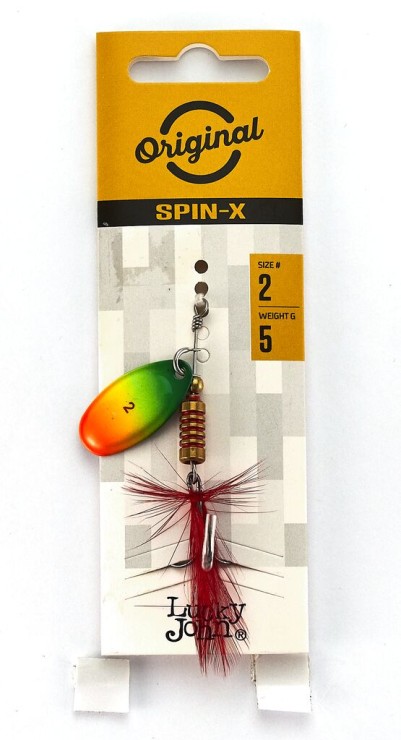 Вращающаяся блесна Lucky John SPIN X ROUND 5гр - FT