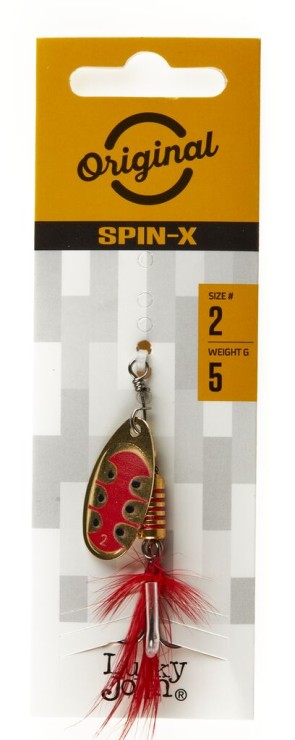 Вращающаяся блесна Lucky John SPIN X ROUND 5гр - GX1
