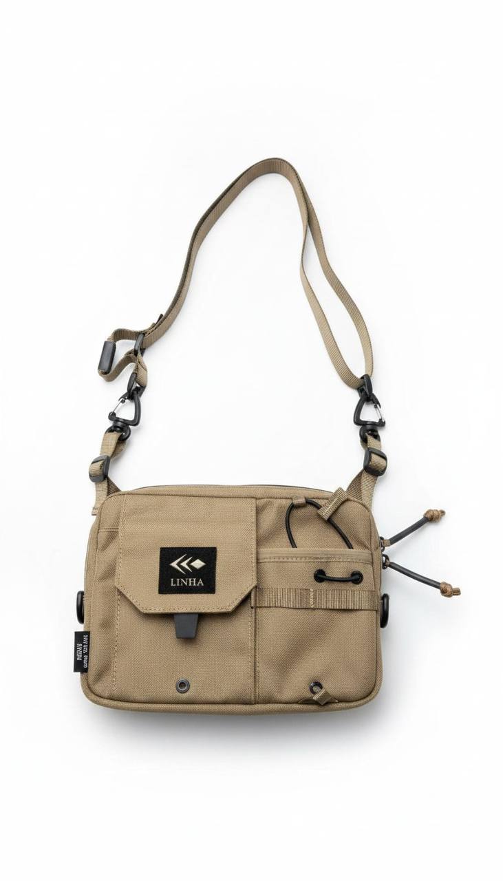 Сумка Linha B-34 Chest pouch хаки, One Size