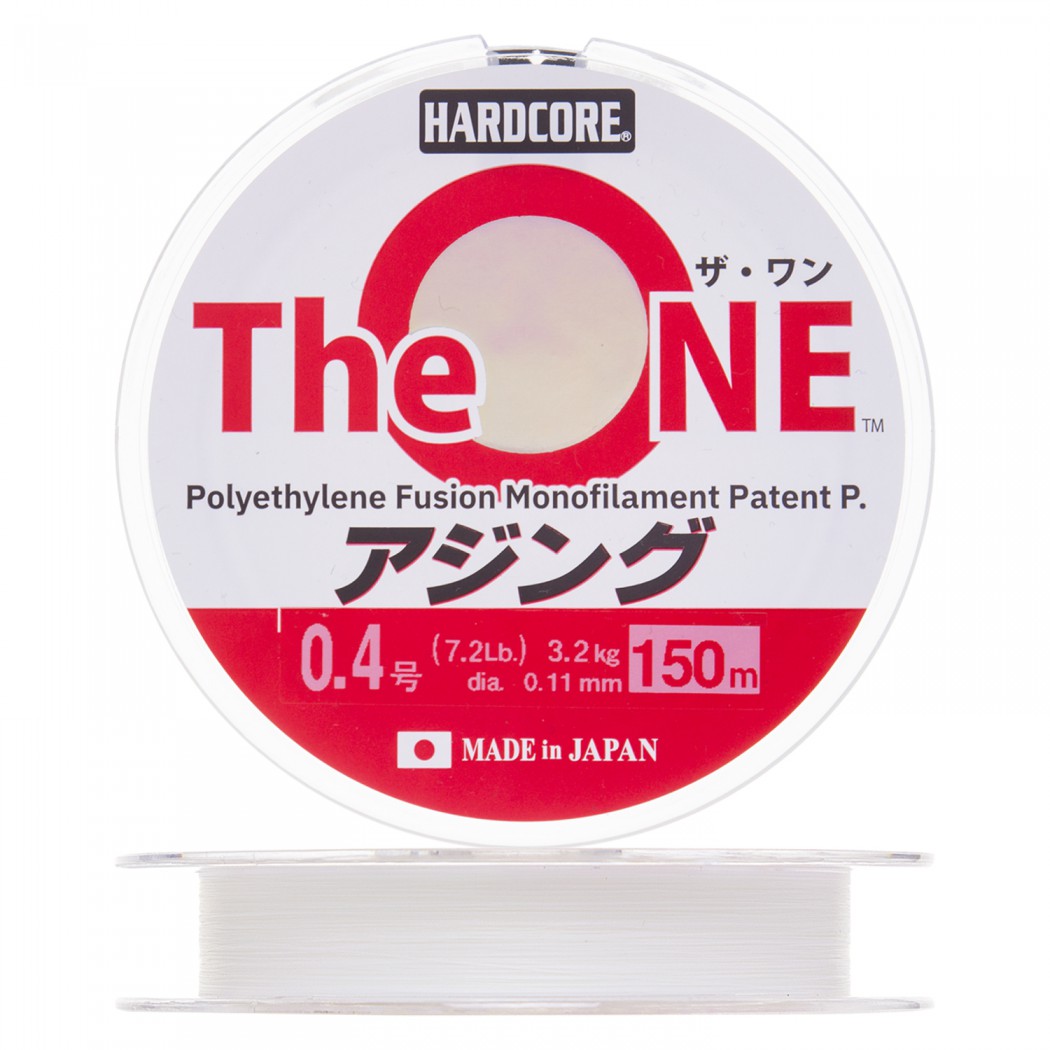 Монофильная леска Duel The One #0,4 - 0,11мм - 150м - белый