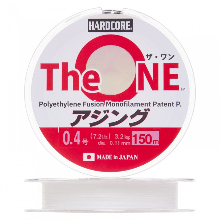 Монофильная леска Duel The One #0,4 - 0,11мм - 150м - белый