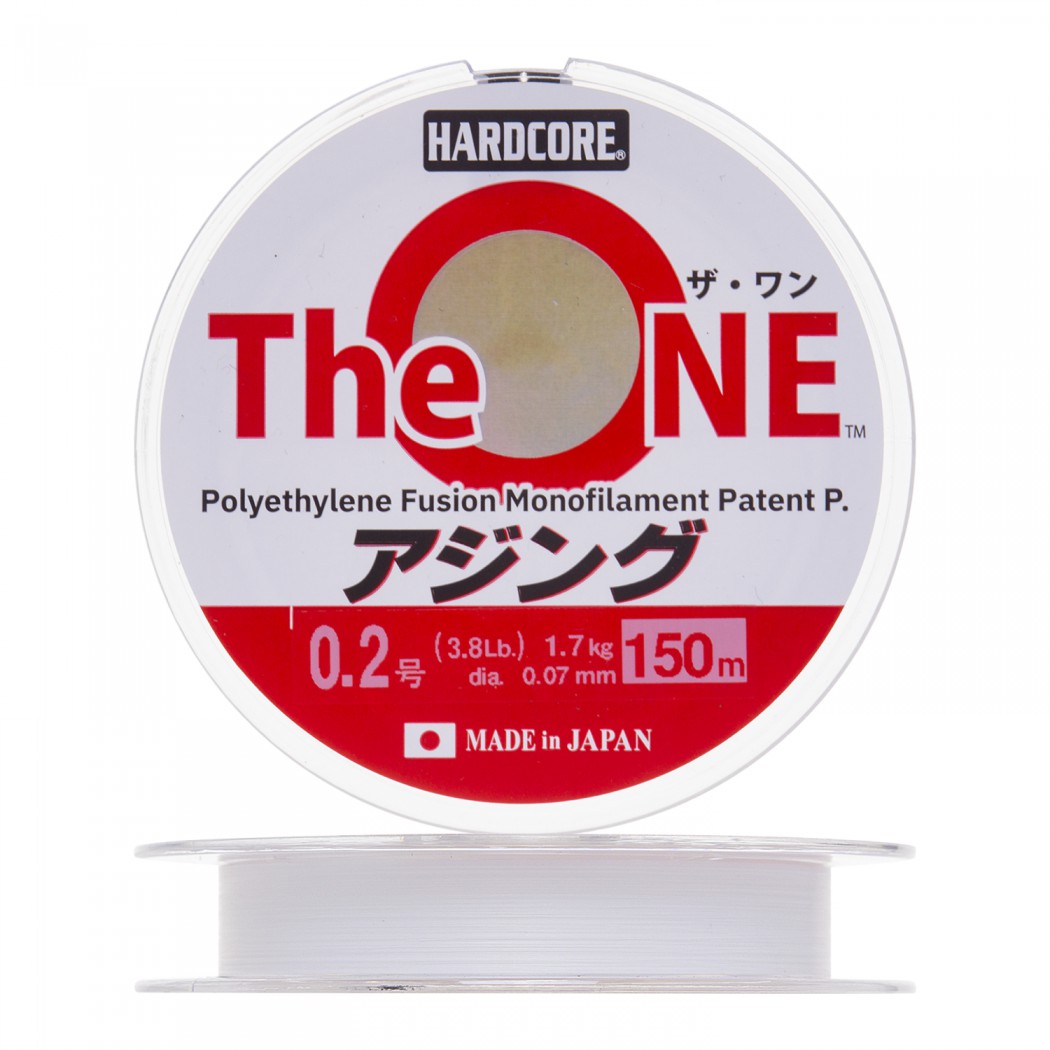 Монофильная леска Duel The One #0,2 - 0,07мм - 150м - белый