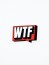 Наклейка WTFish Logo (красный) арт: WTF-LOGO-RD