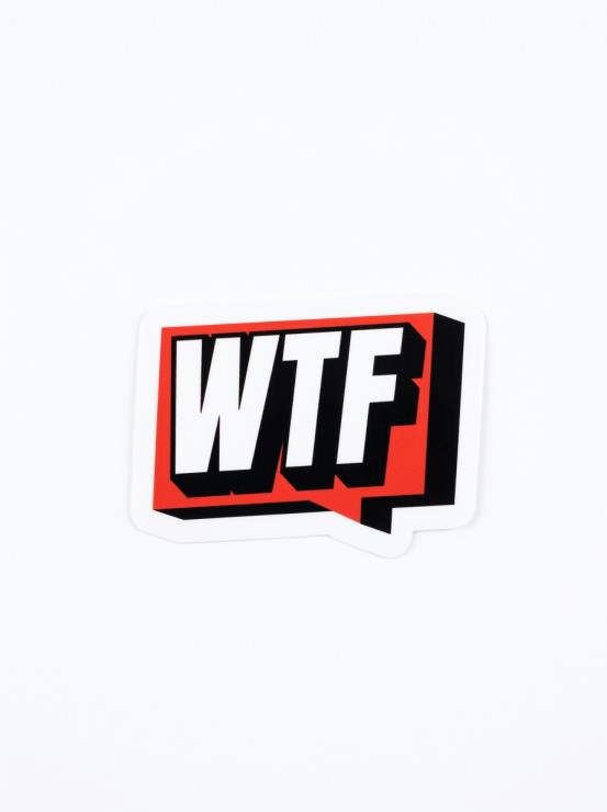 Наклейка WTFish Logo (красный) арт: WTF-LOGO-RD