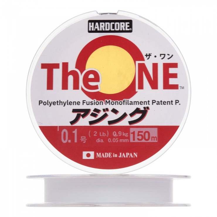 Монофильная леска Duel The One #0,1 - 0,05мм - 150м - белый
