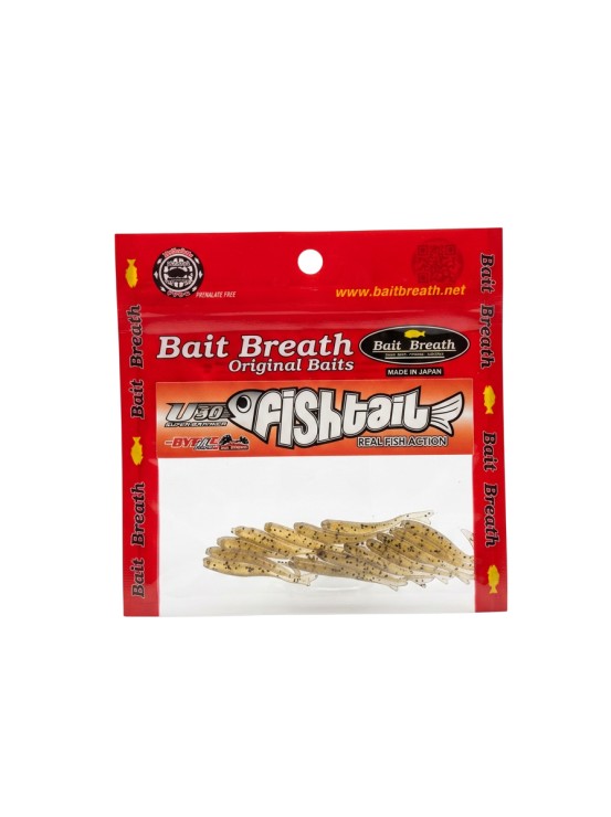 Силиконовая приманка Bait Breath U30 Fish tail 1,5in38мм - Greenpumpkin/Seed