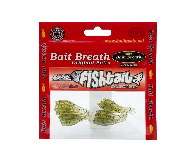 Силиконовая приманка Bait Breath U30  Fish tail 1,5in38мм - Watermelon/Seed