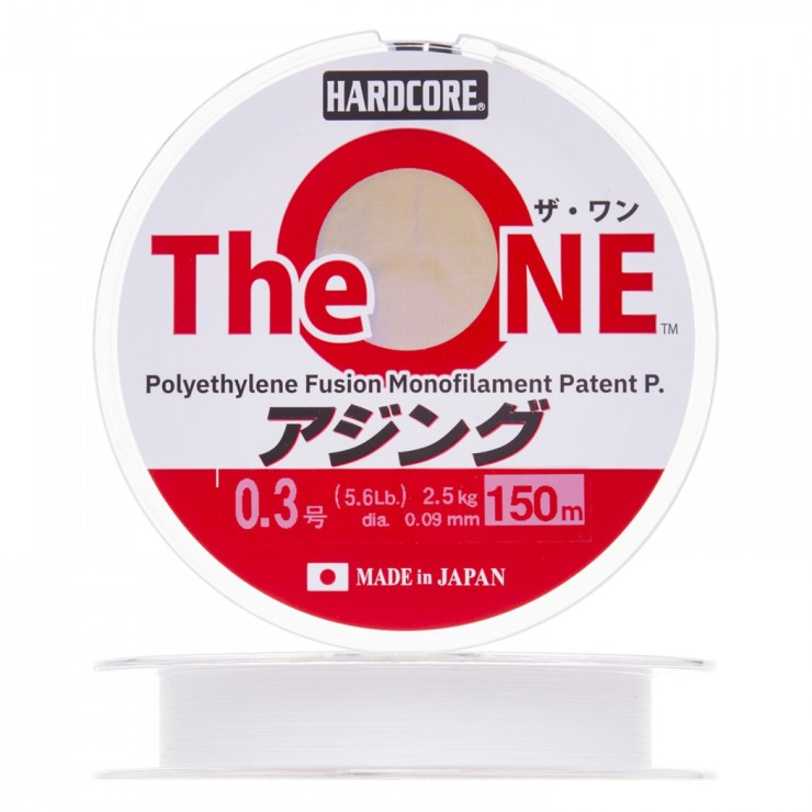 Монофильная леска Duel The One #0,3 - 0,09мм - 150м - белый
