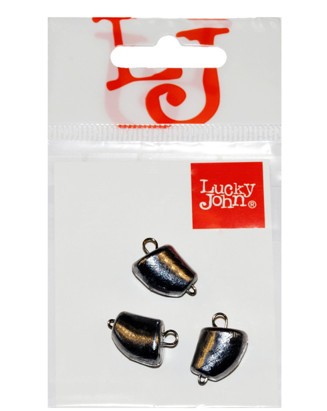 Груз Lucky John CLOVE SMALL 0,5гр - 3шт - серебристый