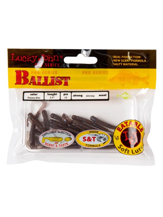 Силиконовая приманка Lucky John Pro Series Ballist 2in50мм - S19