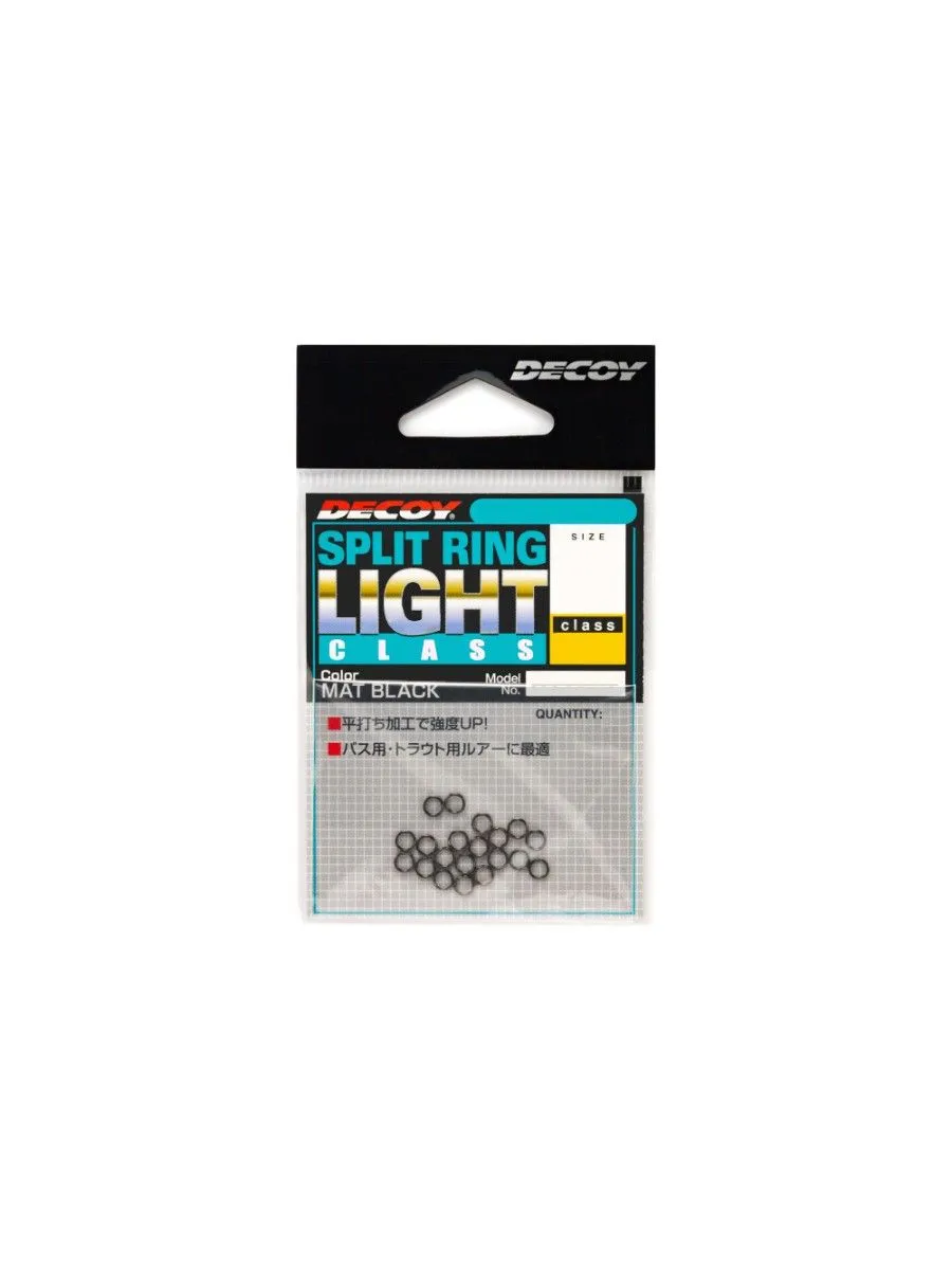 Заводные кольца Decoy Split Ring Light Class #0 - 6,7кг