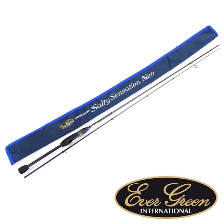 Спиннинг EverGreen Poseidon Salty Sensation Neo NEOS-77ML-S - 231см - тест от 0,5 до 10гр