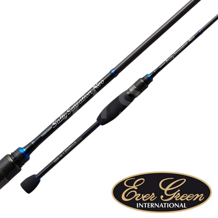 Спиннинг EverGreen Poseidon Salty Sensation Neo NEOS-610UL-S - 208см - тест от 0,1 до 4,5гр