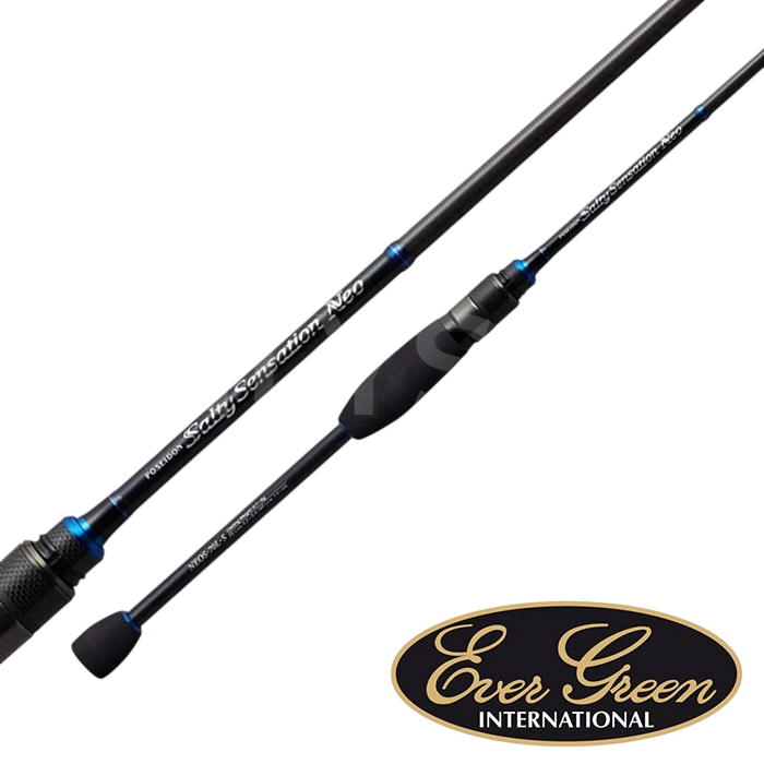 Спиннинг EverGreen Poseidon Salty Sensation Neo NEOS-610UL-S - 208см - тест от 0,1 до 4,5гр