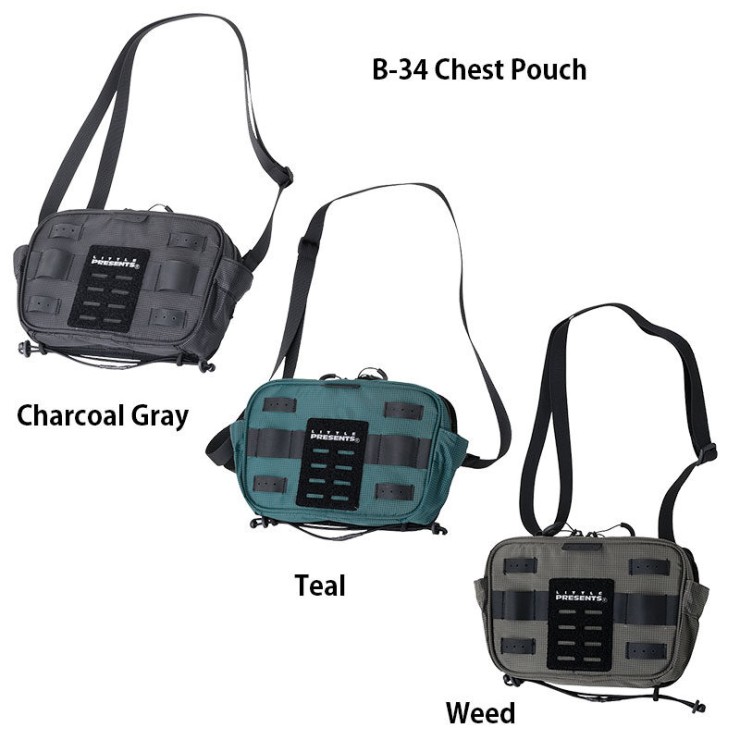 Сумка Little Presents B-34 Chest pouch (charcoal gray) арт: LP-B34-GR