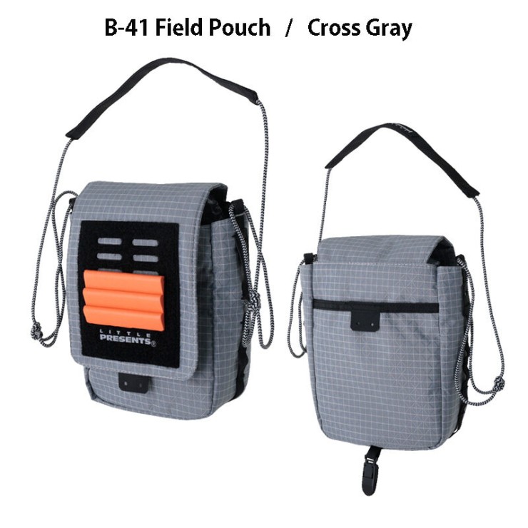 Сумка Little Presents B-41 Field Pouch (Cross Grey) арт: LP-B41-GR