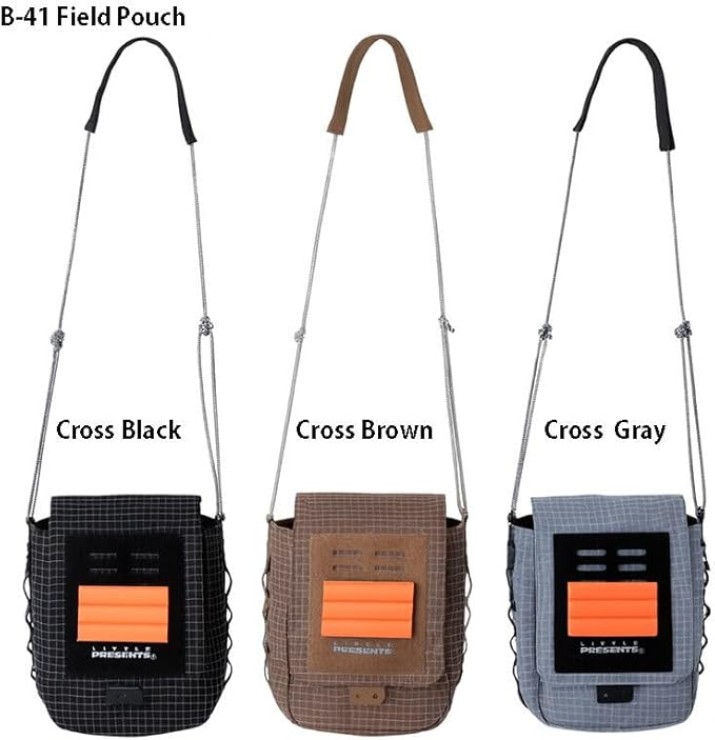 Сумка Little Presents B-41 Field Pouch (Cross Black) арт: LP-B41-BK