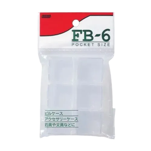 Коробка Meiho Fly Box FB-6 85*62*14 - прозрачный