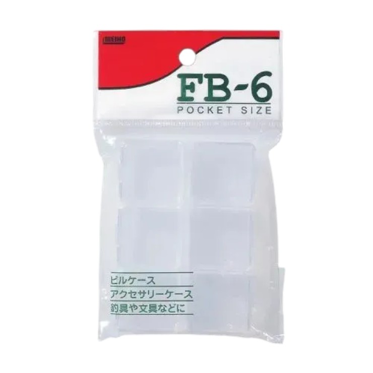 Коробка Meiho Fly Box FB-6 85*62*14 - прозрачный