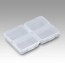 Коробка Meiho Fly Box FB-4 95*68*18 - прозрачный