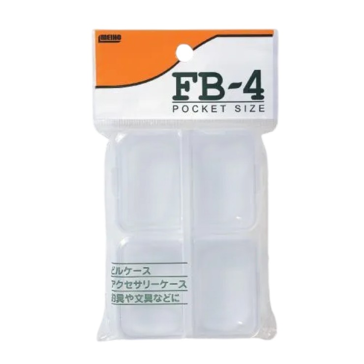 Коробка Meiho Fly Box FB-4 95*68*18 - прозрачный