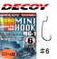 Крючки офсетные Decoy MG-1 #6 - черный