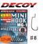 Крючки офсетные Decoy MG-1 #8 - черный