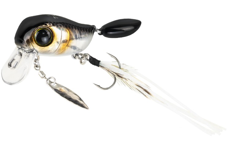 Воблер Jackall Micro Tappy 54F - 54мм - 4,8гр - HL Silver And Black