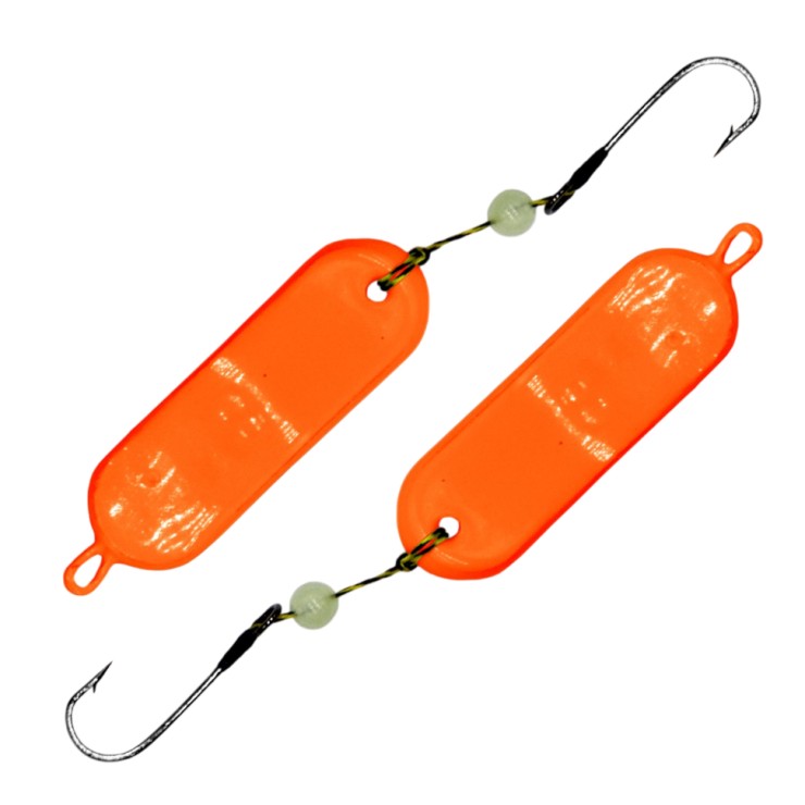 Колеблющаяся блесна BestFishing Buler Neon 3гр - оранжевый флуоресцентный, мм для спиннинговой рыбалки