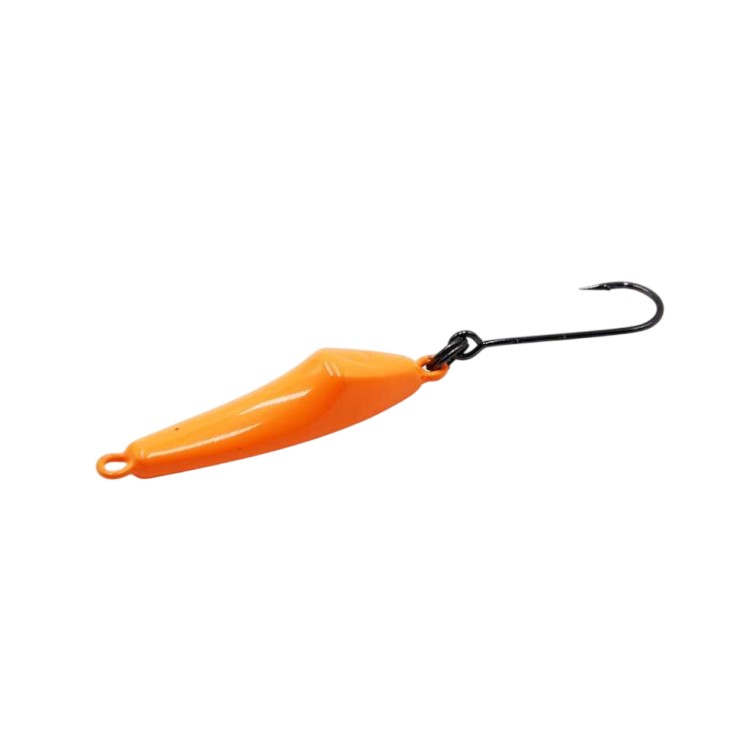 Колеблющаяся блесна BestFishing Raptor Neon 4гр - оранжевый флуоресцентный, мм для спиннинговой рыбалки