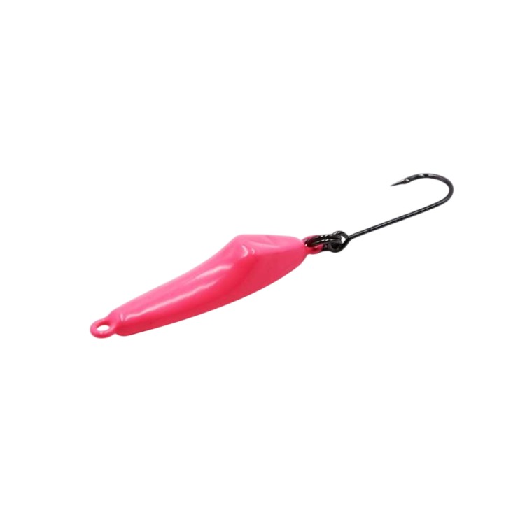 Колеблющаяся блесна BestFishing Raptor Neon 4гр - розовый флуоресцентный, мм для спиннинговой рыбалки